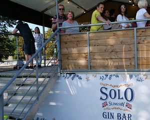 Slingsbys Gin bar - very popular!